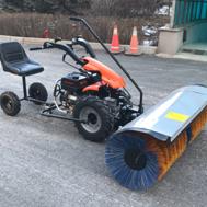 Driving Type Deep Snow Removal