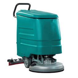 Handheld floor scrubber machine